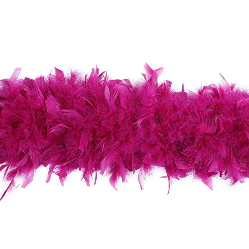 ZUCKER – Feather Boa for Women, Heavy Weight, Chandelle Boas 72" – Costume Accessory, Halloween Party - Purple - 3-Pack - Image 4