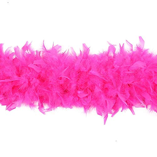ZUCKER – Feather Boa for Women, Heavy Weight, Chandelle Boas 72" – Costume Accessory, Halloween Party - Shocking Pink - 3-Pack - Image 5