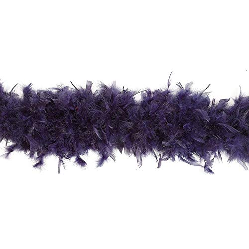 ZUCKER – Feather Boa for Women, Heavy Weight, Chandelle Boas 72" – Costume Accessory, Halloween Party - Navy - 3-Pack - Image 5
