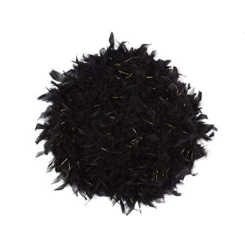 ZUCKER – Feather Boa for Women, Heavy Weight, Chandelle Boas with Lurex 72 Inch Long - Image 3