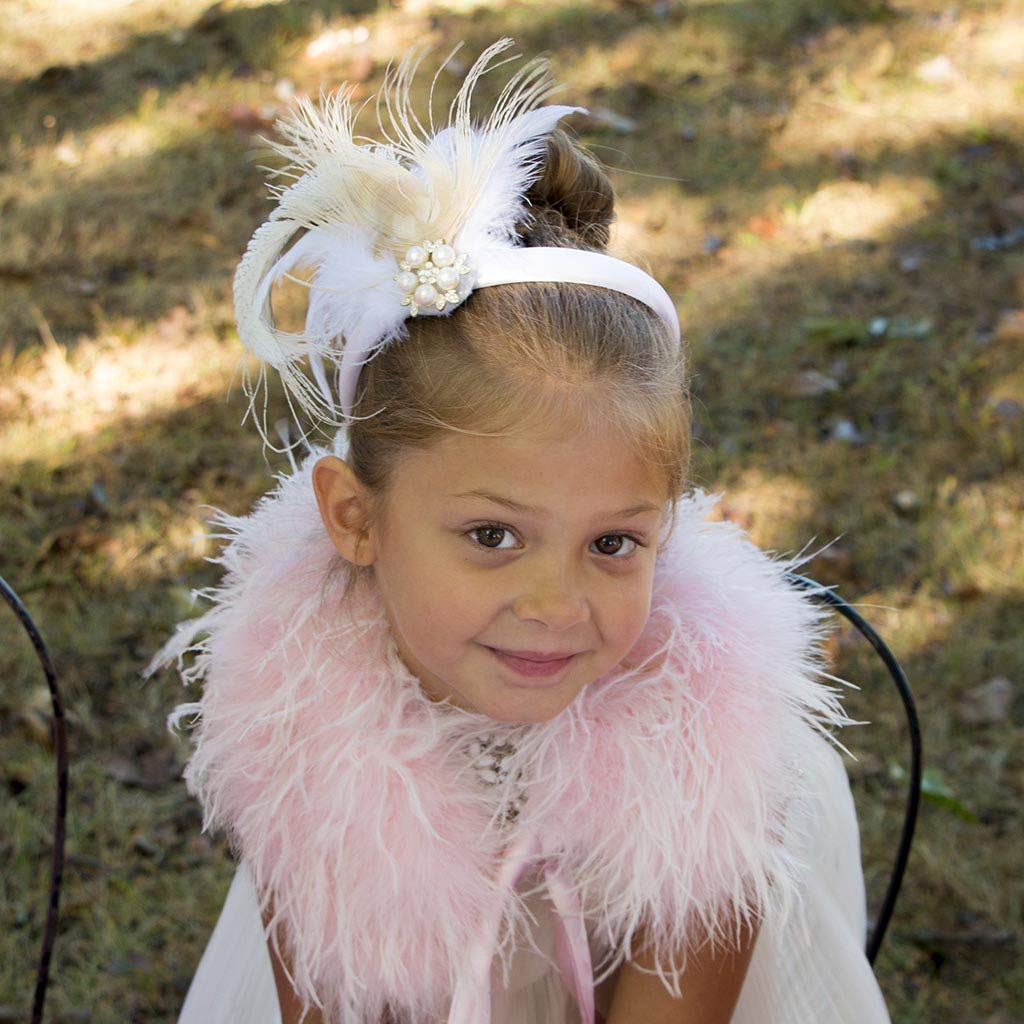 Zucker Feather Products Feather Headband Embellishment with Peacock/Schlappen Feathers - Image 3