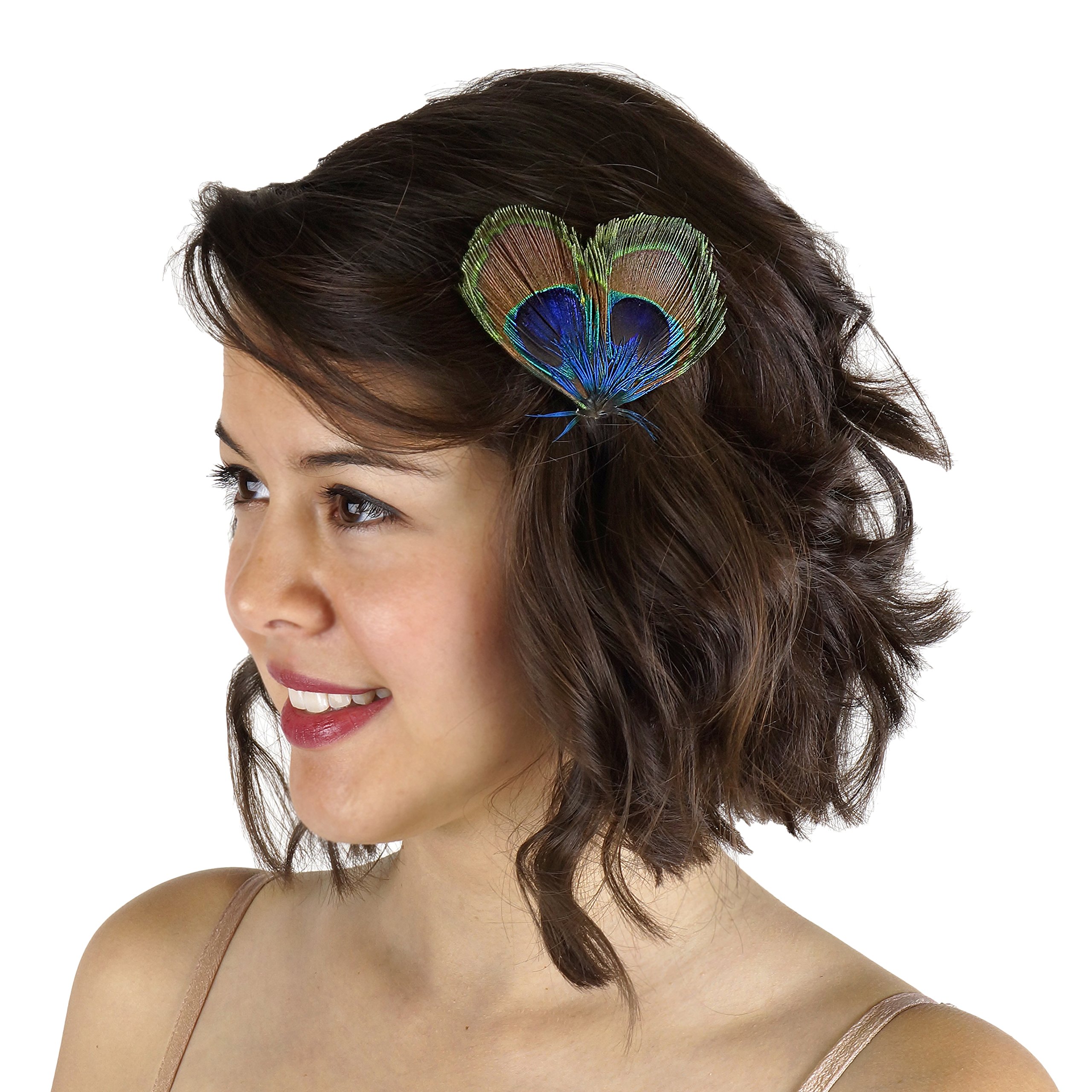 Feather Clips Corsages & Pins