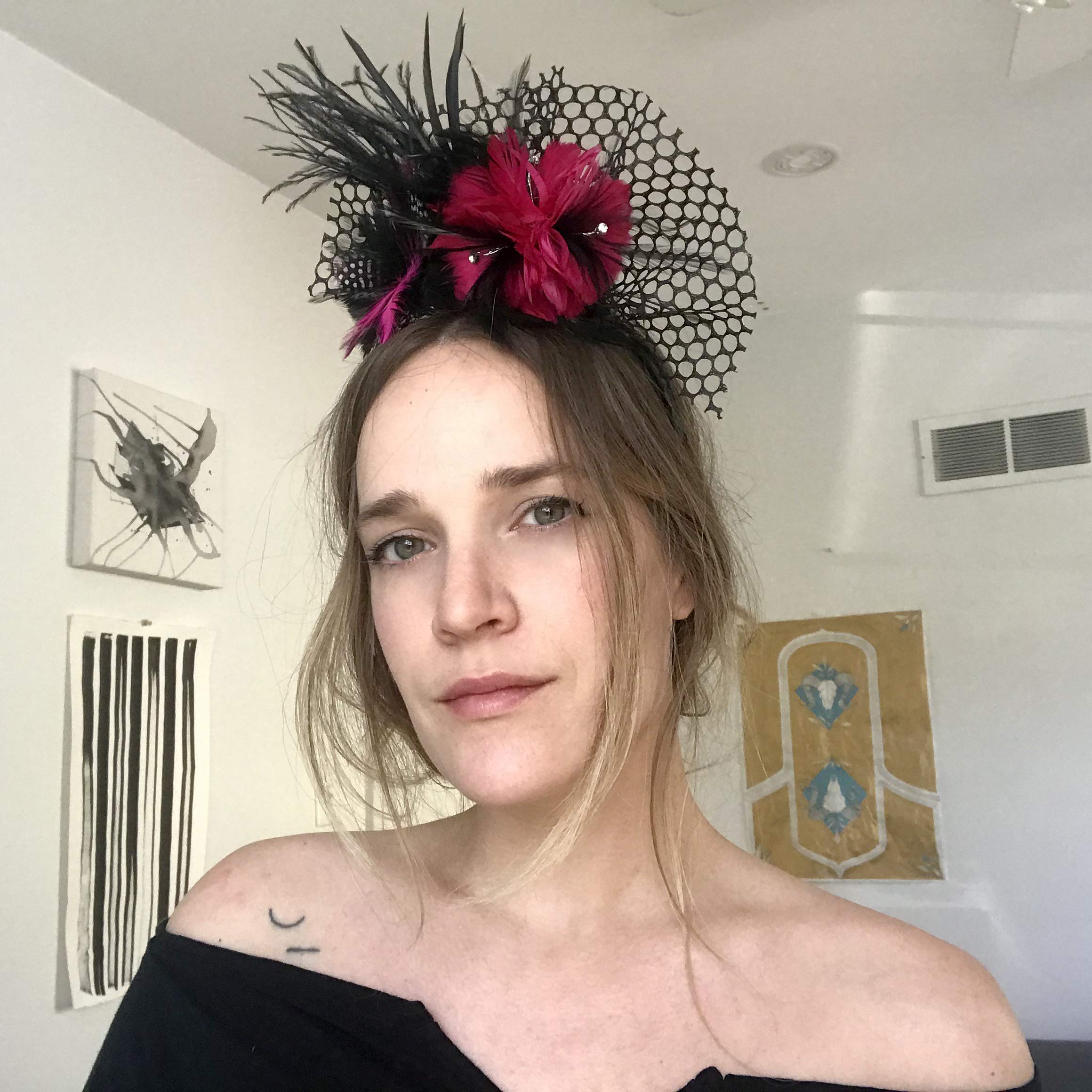 ZUCKER Flower Power Kit for DIY Feather Corsage Crafts, Fashion, Clip, Pin, Craft Kit Accessories - Black | Shocking Pink - Image 9