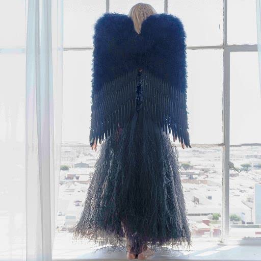 ZUCKER Large Angel Wings (38" x 24") - Ethically-Sourced Natural Feather Wings for Women & Men - Costume Angel Wings, Fantasy Cosplay Wings for Adults - Image 9